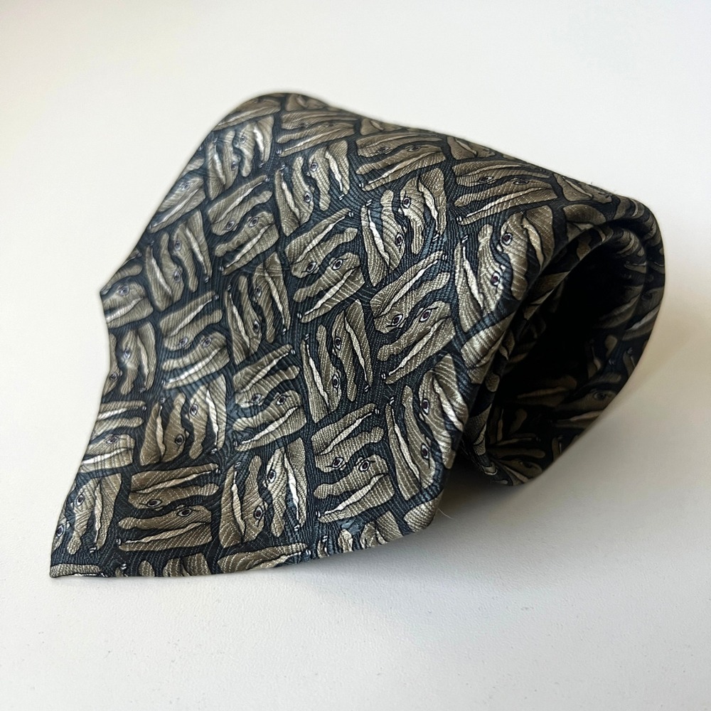 The Nature Conservancy Crocodile Silk Tie Made in Korea Preservation Collection